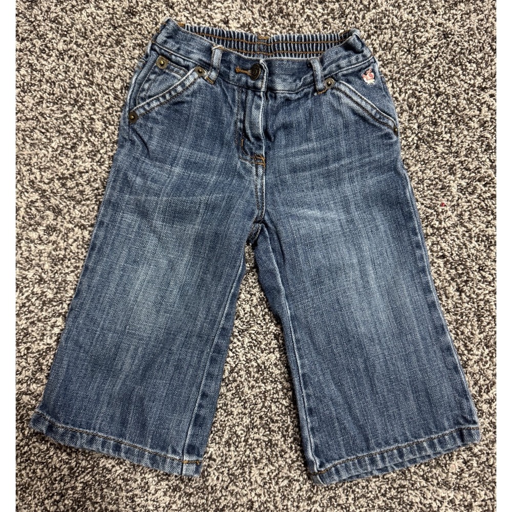 Janie and Jack Jeans Floral pocket Denim 12 to 18 months‎